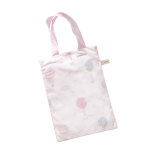 Touch The Sky Crib Sheet in Pink