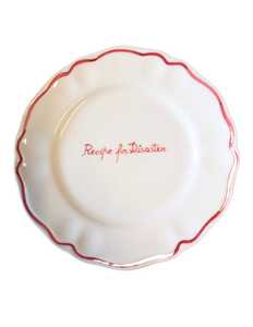 Recipe for Disaster Scalloped Plate, Set of 6