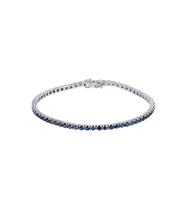 Blue Sapphire Tennis Bracelet