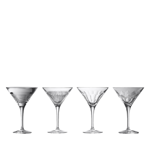Mixology Martini, Mixed Set of 4