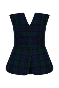Holiday Aria Set in Navy & Green