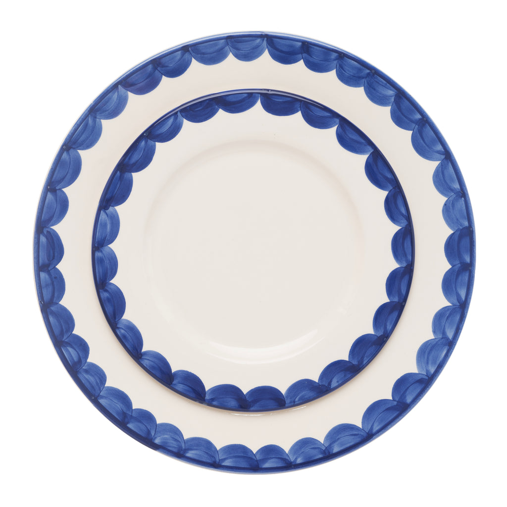 Blue Scallop Side Plate