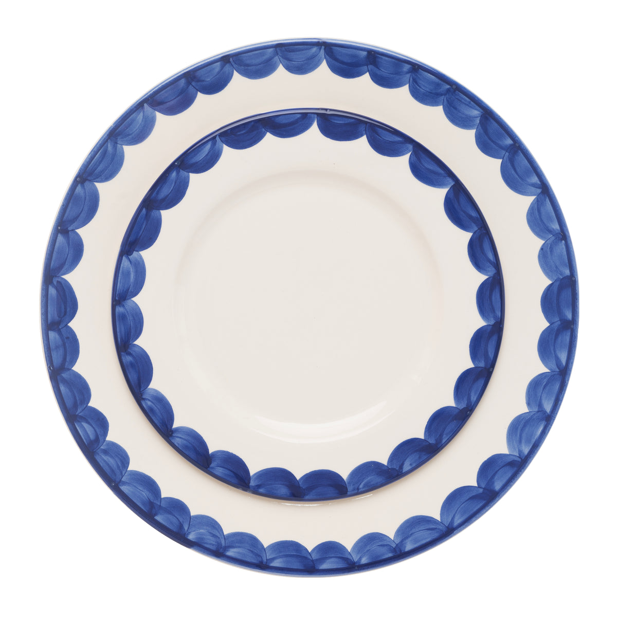 Blue Scallop Side Plate