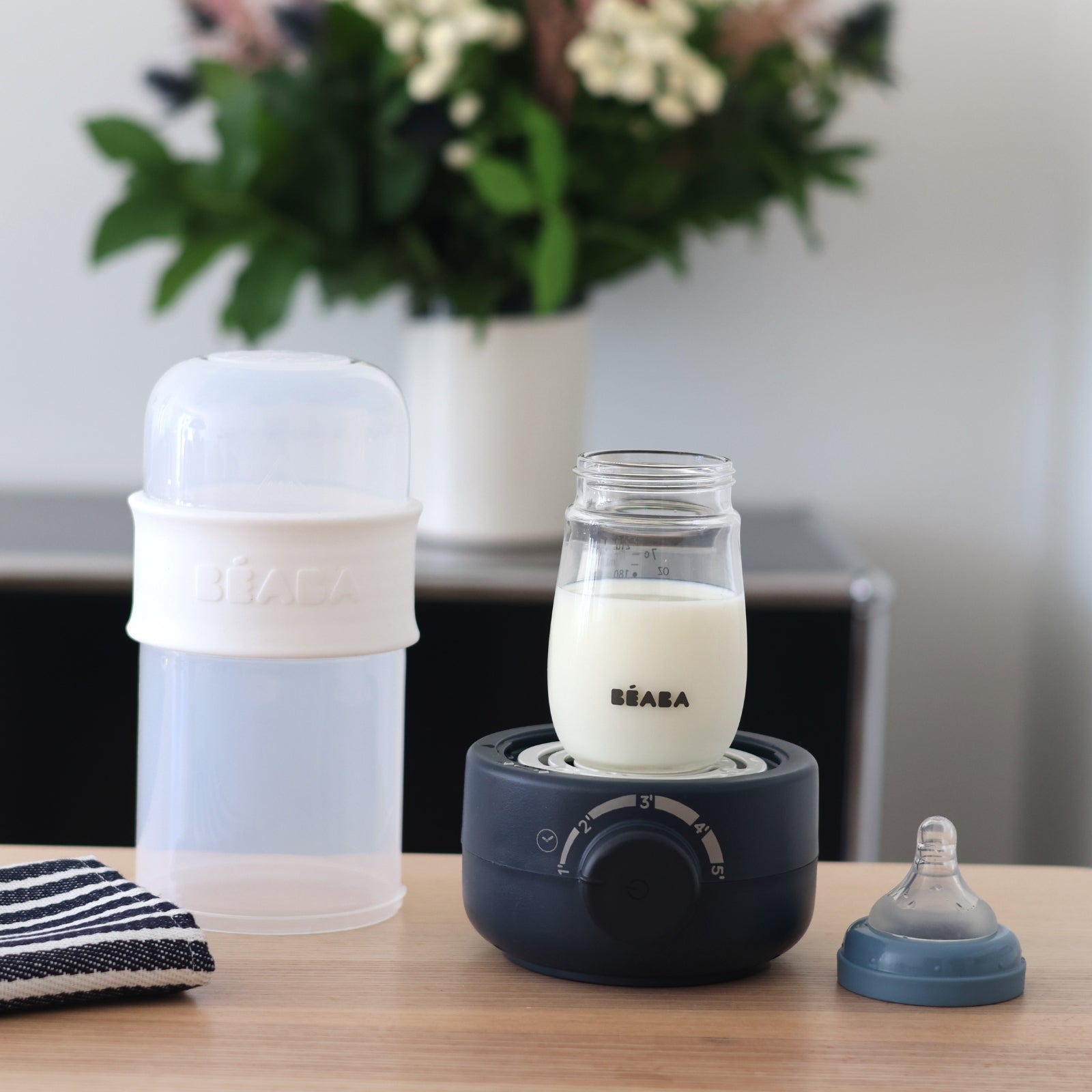 BabyMilk 3-In-1 Bottle Warmer in Midnight