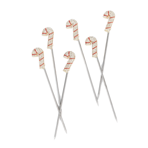 Candy Cane Cocktail Picks