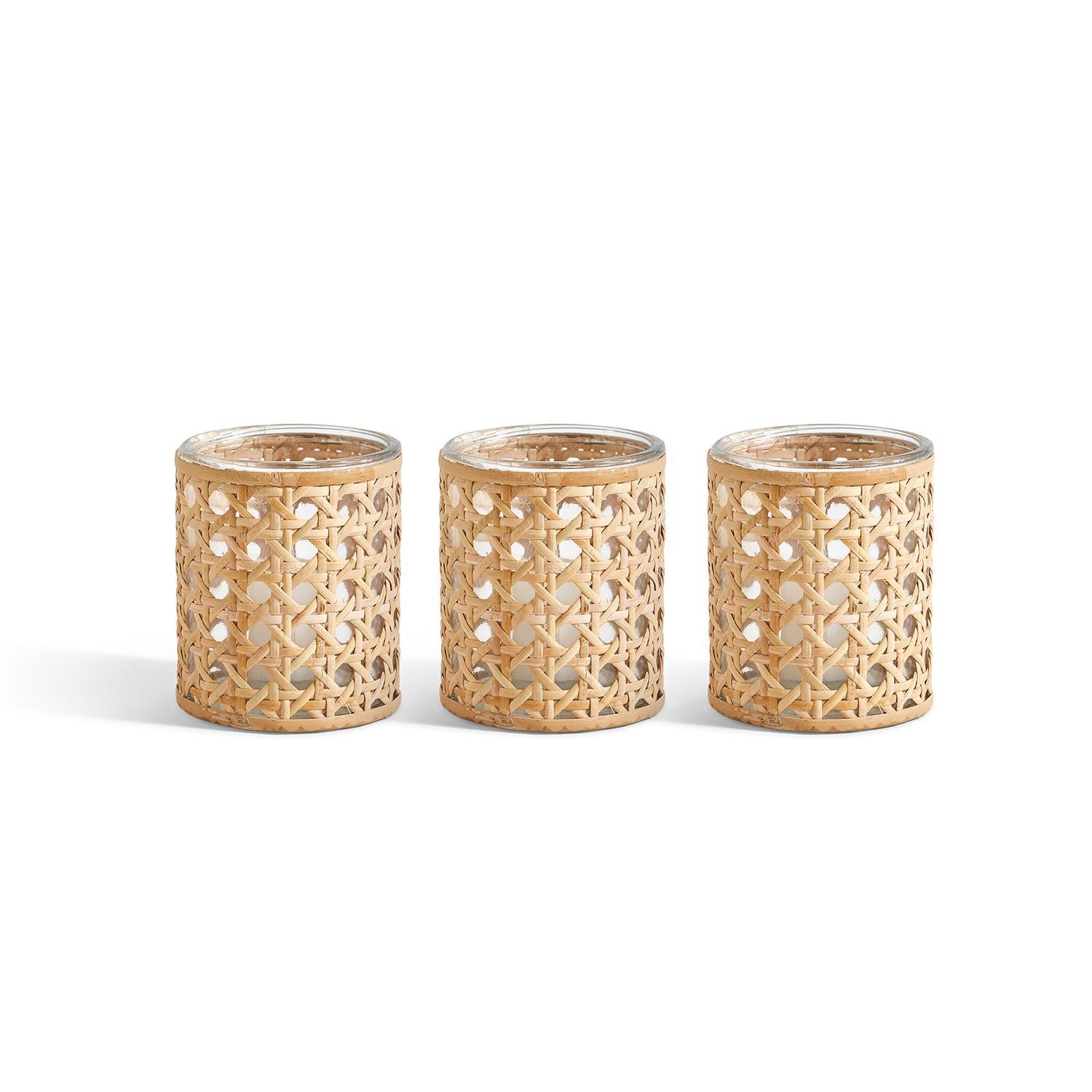 Lumingnon Cane Webbing Candleholder/Vase