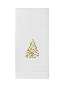 Mod Tree Gold Hand Towel