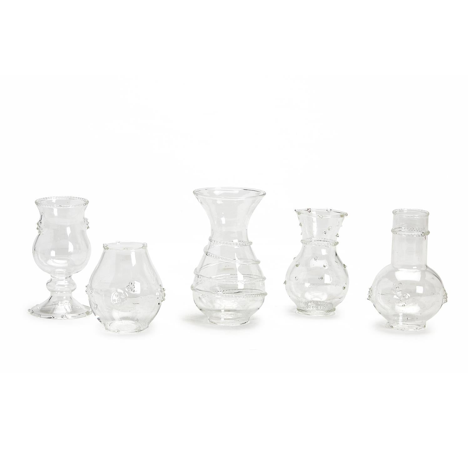 Verre Bud Vase, Set of 5