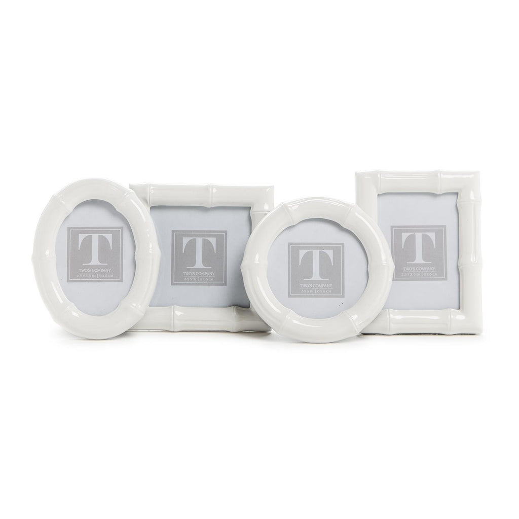 High Gloss Faux Bamboo Photo Frames
