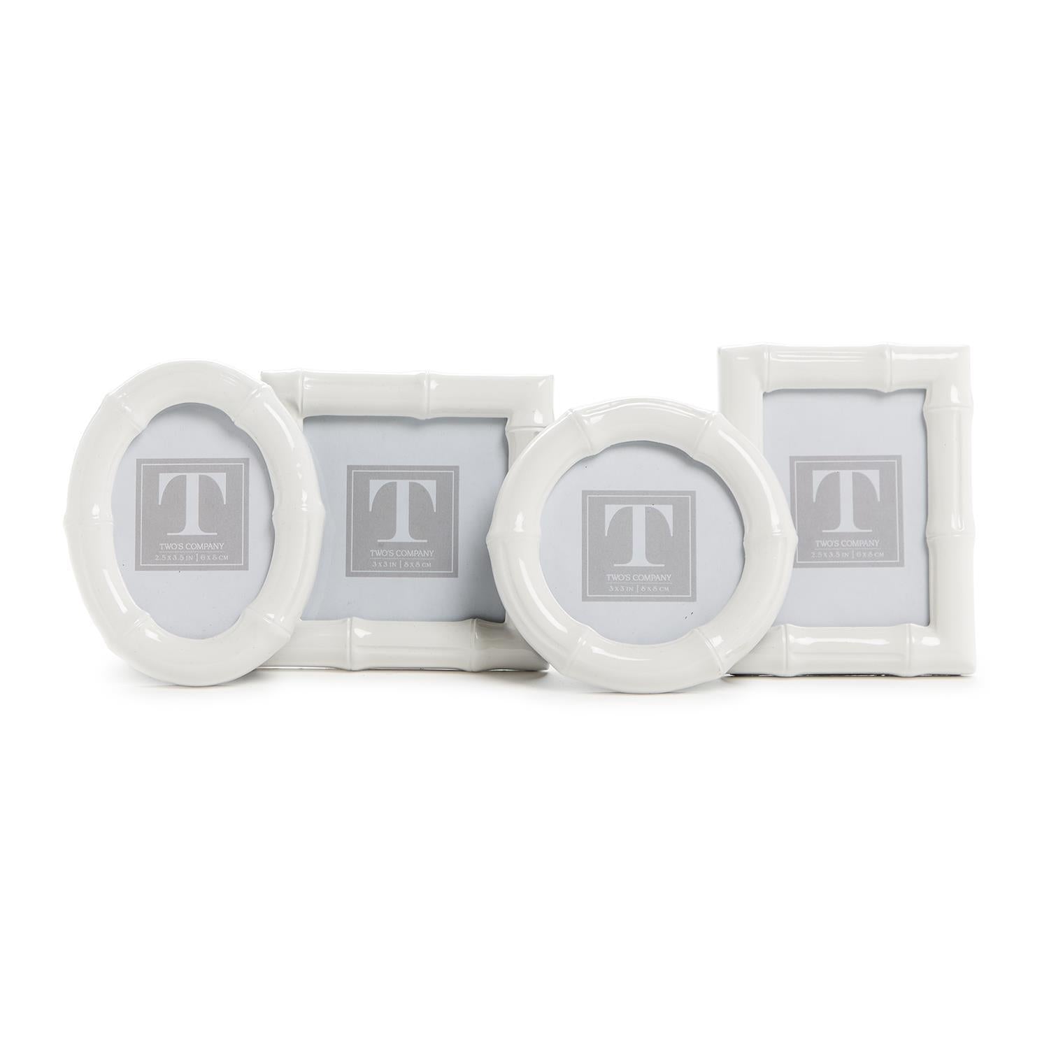 High Gloss Faux Bamboo Photo Frames