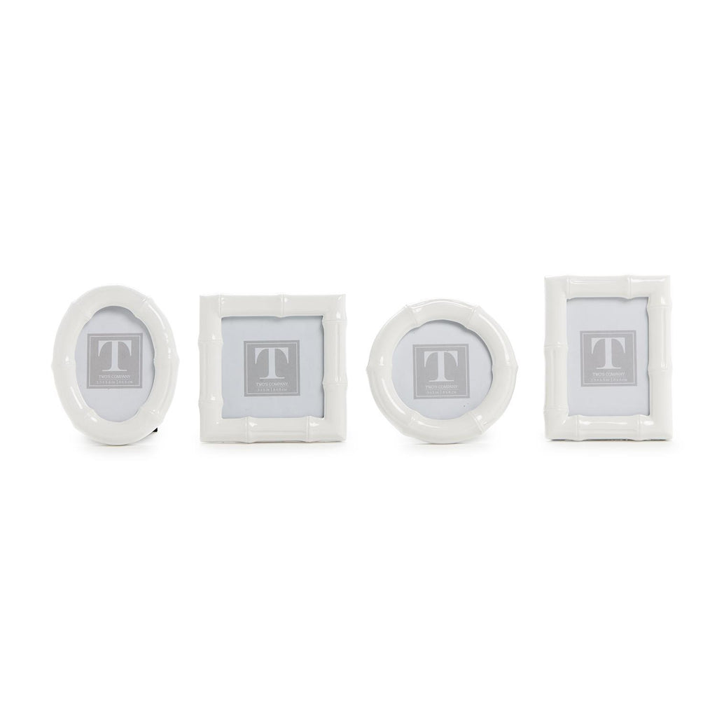 High Gloss Faux Bamboo Photo Frames