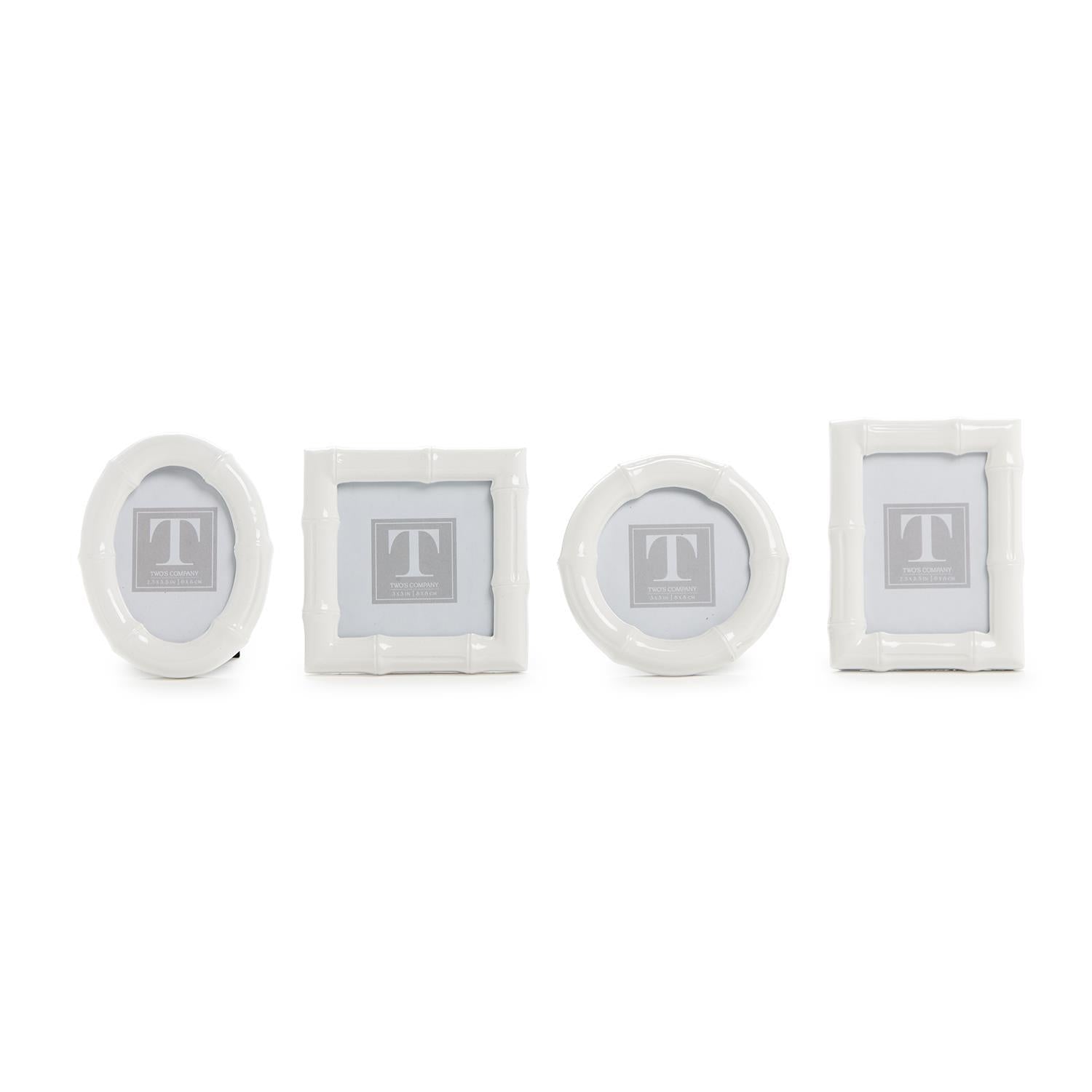 High Gloss Faux Bamboo Photo Frames
