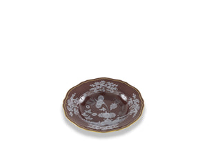 Oriente Italiano Antico Doccia Soup Plate in Castagna
