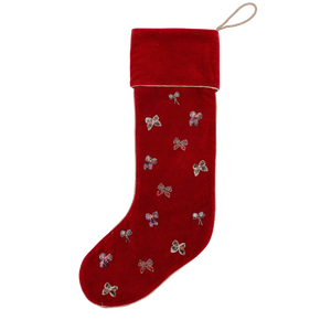 Bow Stocking in Red