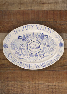 Wedding Platter in Botanical