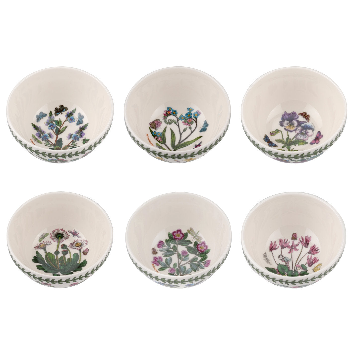 Botanic Garden 5" Stacking Bowls, Set of 6