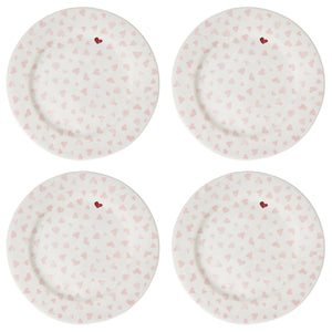 Love You More Dessert/Salad Plate, Set of 4