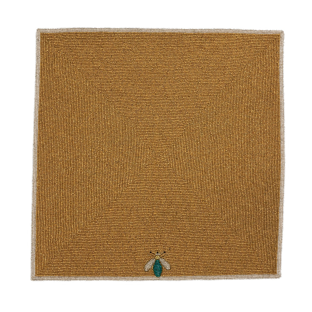 Sparkle Bee Sqaure Hand Beaded Placemat