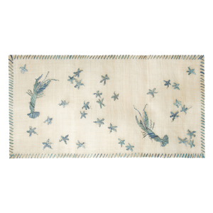 Straw Lobster and Star Table Runner