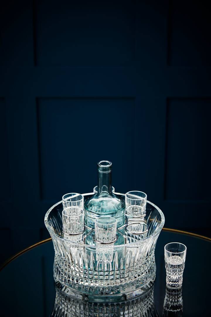 Lismore Diamond Vodka Chiller, Set of 7