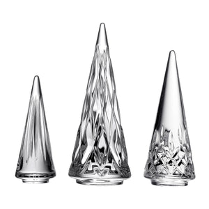 Lismore Diamond Crystal Tree Set of 3