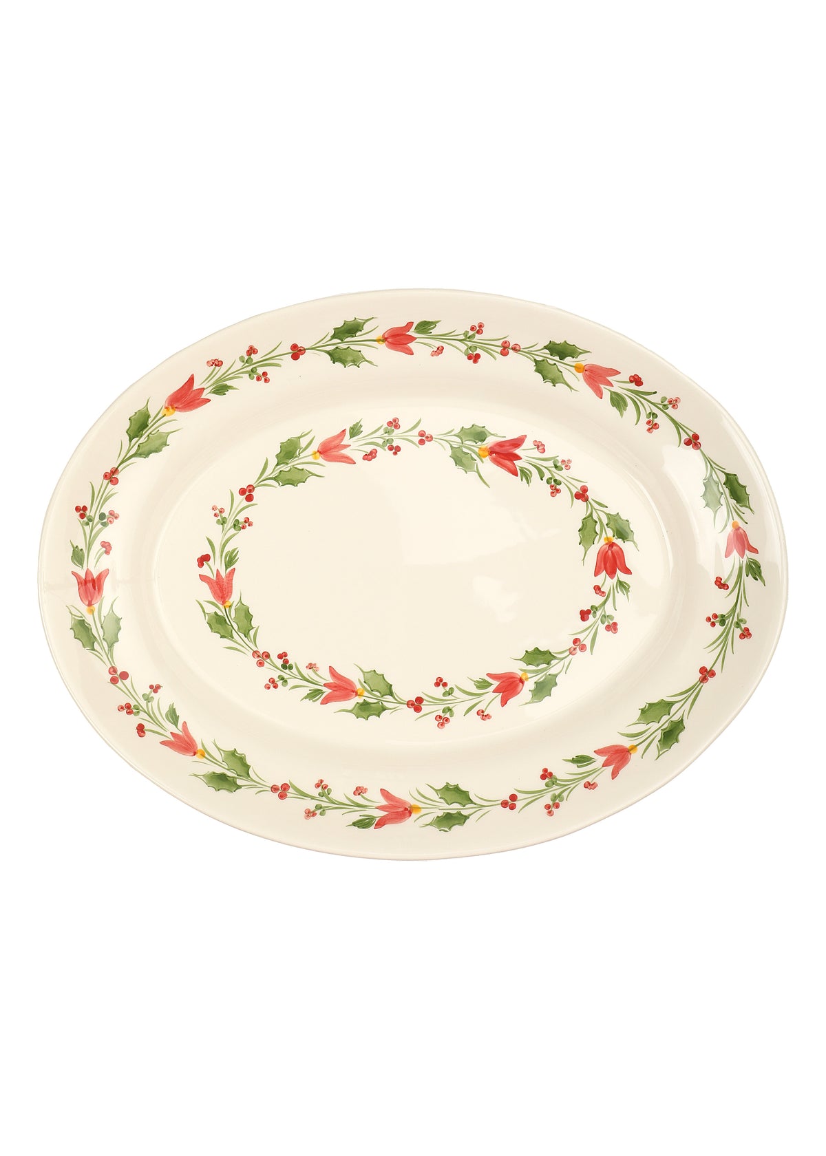 Carolina Irving x OTM Holly Oval Platter