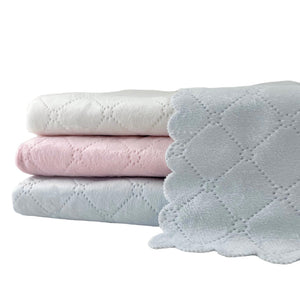 Quileted Plush Baby Blanket