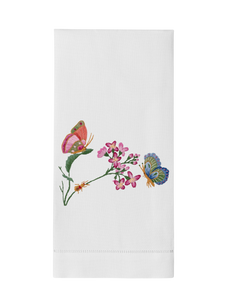 Butterflies & Flowers Hand Towel
