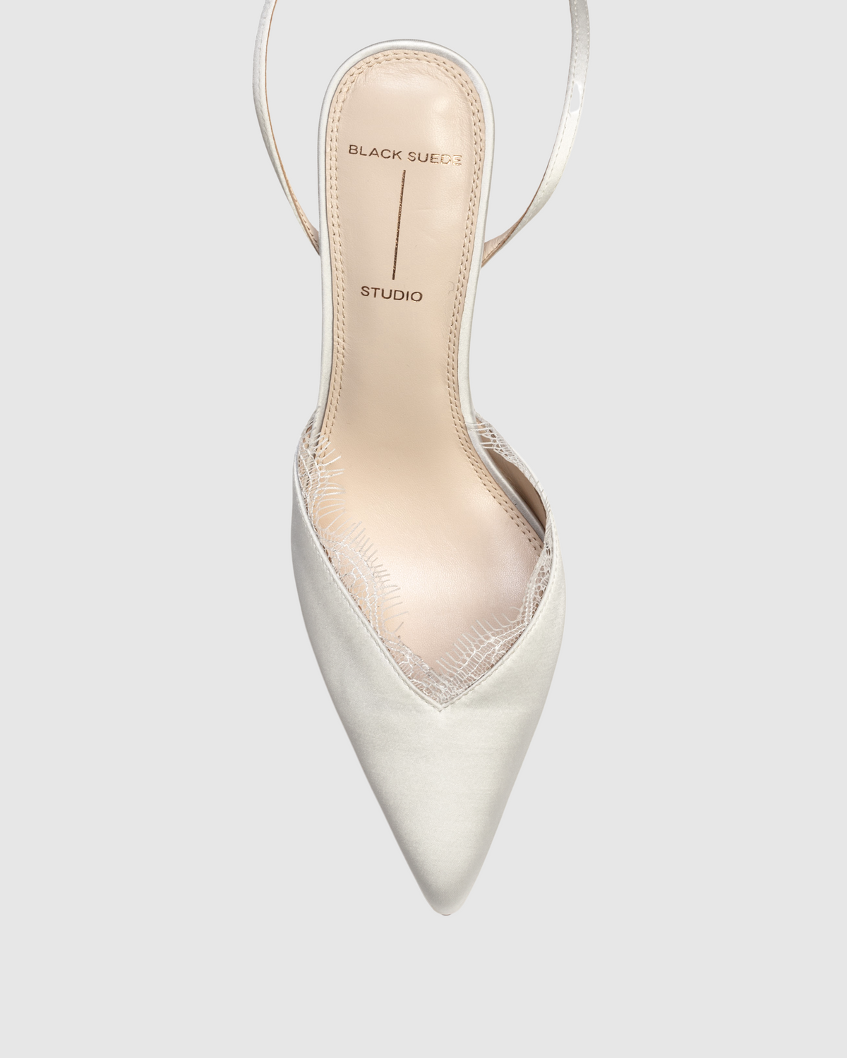 Lace 80 in White Satin