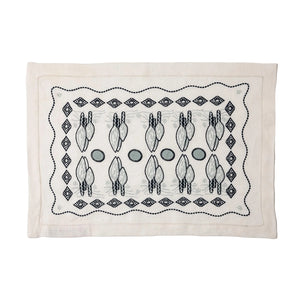 Les Trames Placemat in White