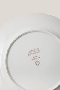 Rêverie des Pins Dining Plate in Carmin