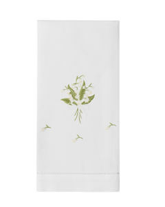 Lily of the Valley Hand Towel