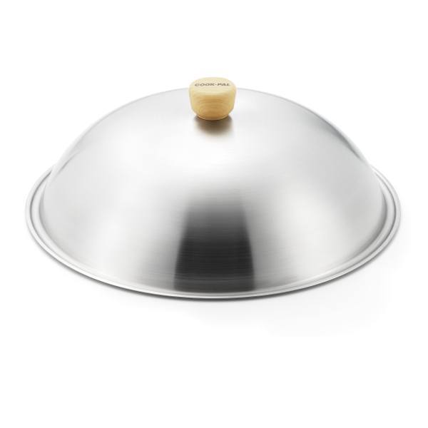 Classic Black Carbon Steel Wok Lid