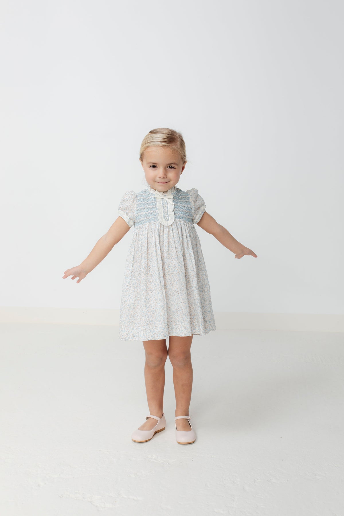 Clotilde Dress in Blue