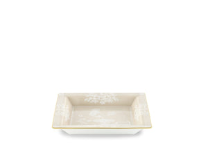 Oriente Italiano Oggetti Large Squared Change Tray in Meringa