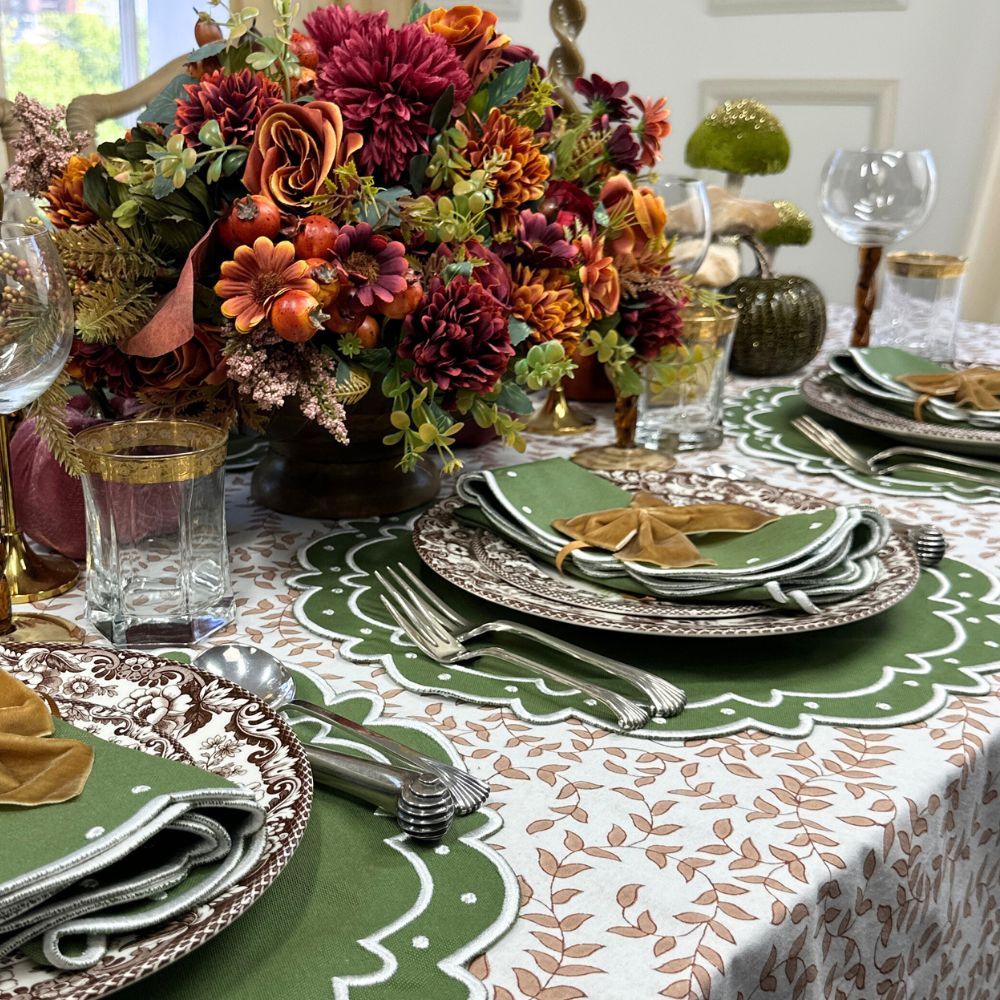 Woodland Leaves Tablecloth
