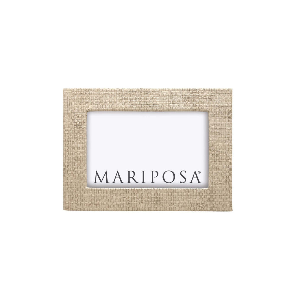 Coconut Grove Faux Grasscloth 4x6 Frame