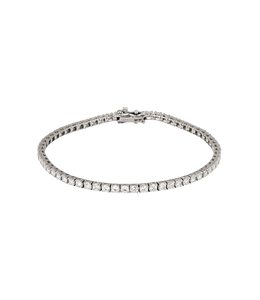 White Diamond Tennis Bracelet