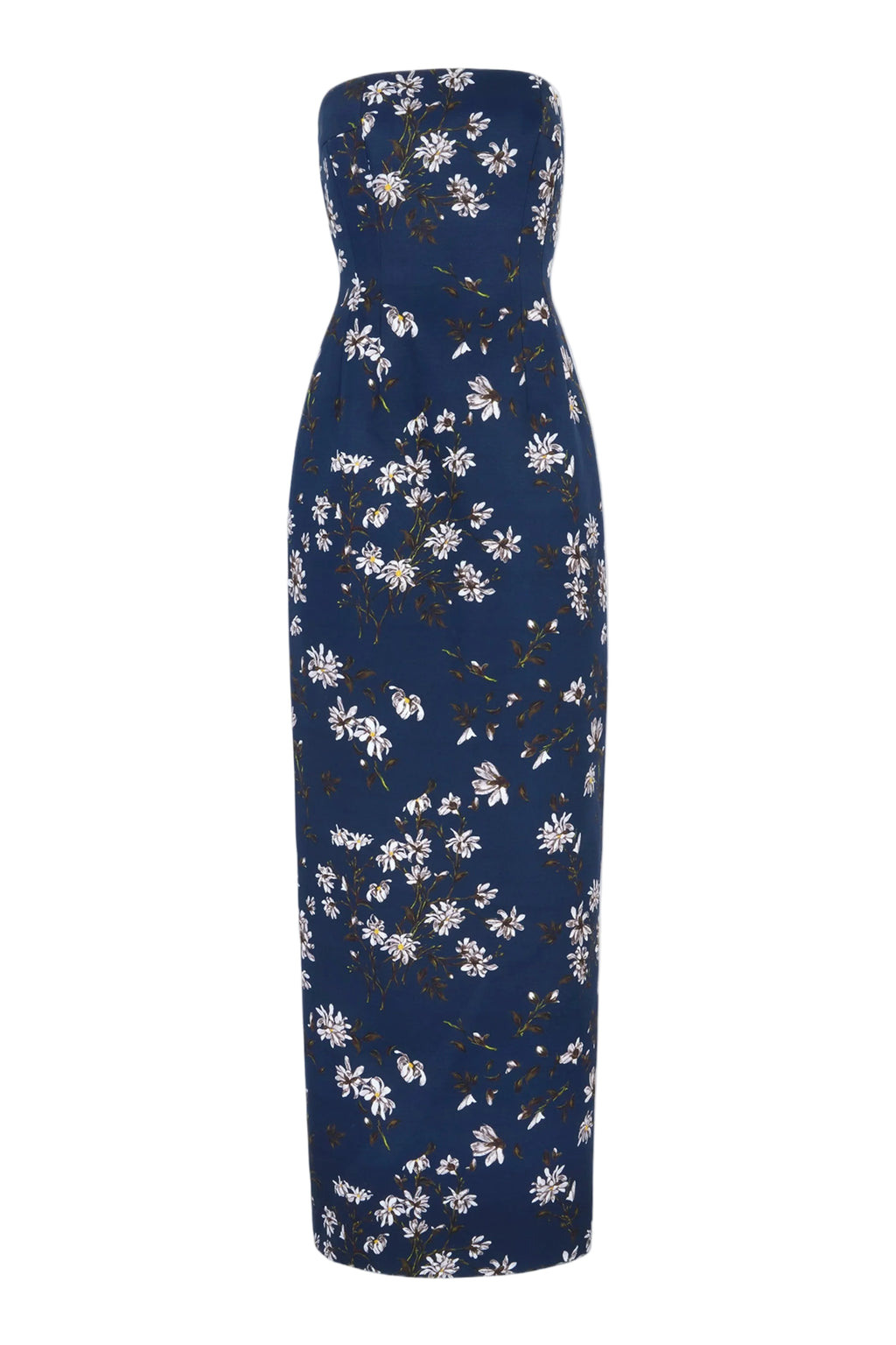 Laelia Dress in Midnight Magnolia Taffeta Faille
