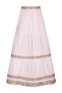 Carnation Ruffle Skirt - Pink Bottoms - Skirts Rosewater House