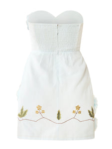 Anais Dress in Lotus Garden Blue