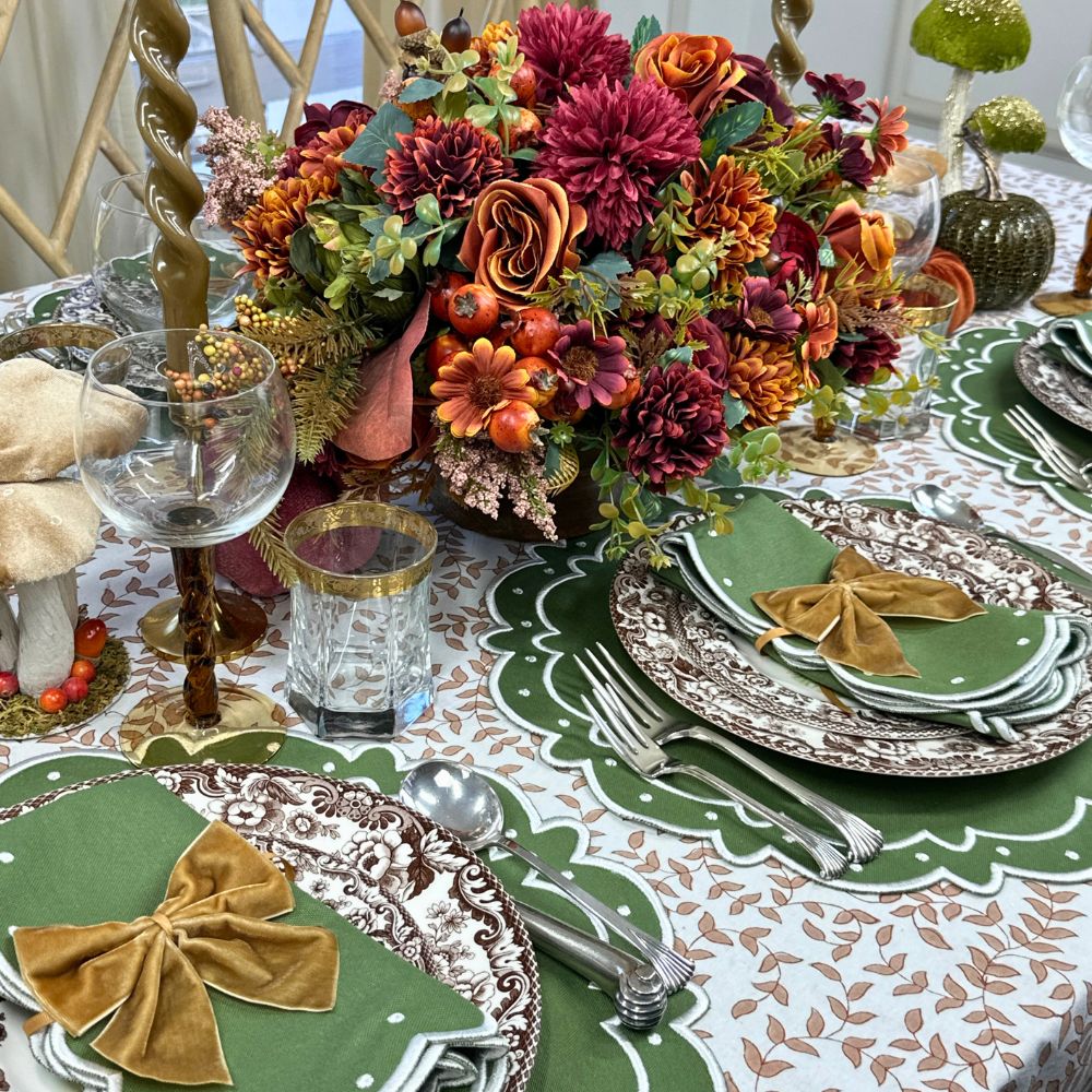 Woodland Leaves Tablecloth