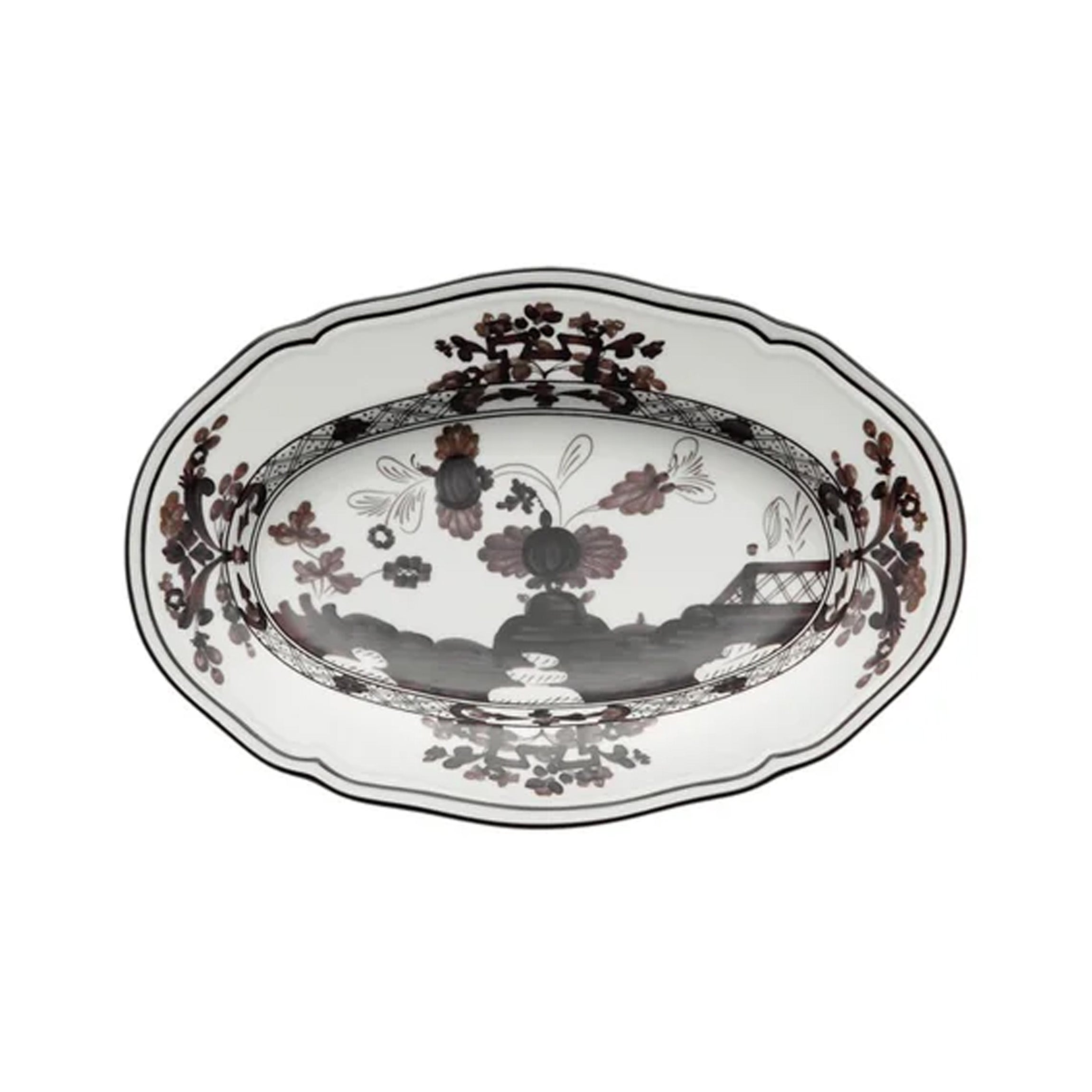 Oriente Italiano Pickle Dish in Albus