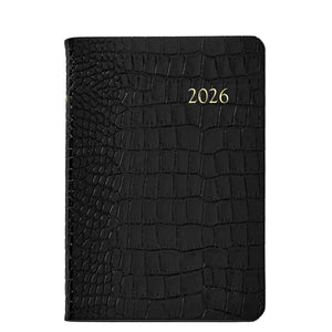 2026 Embossed Crocodile Leather Daily Journal
