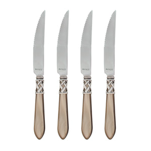 Aladdin Antique White Steak Knives, Set of 4