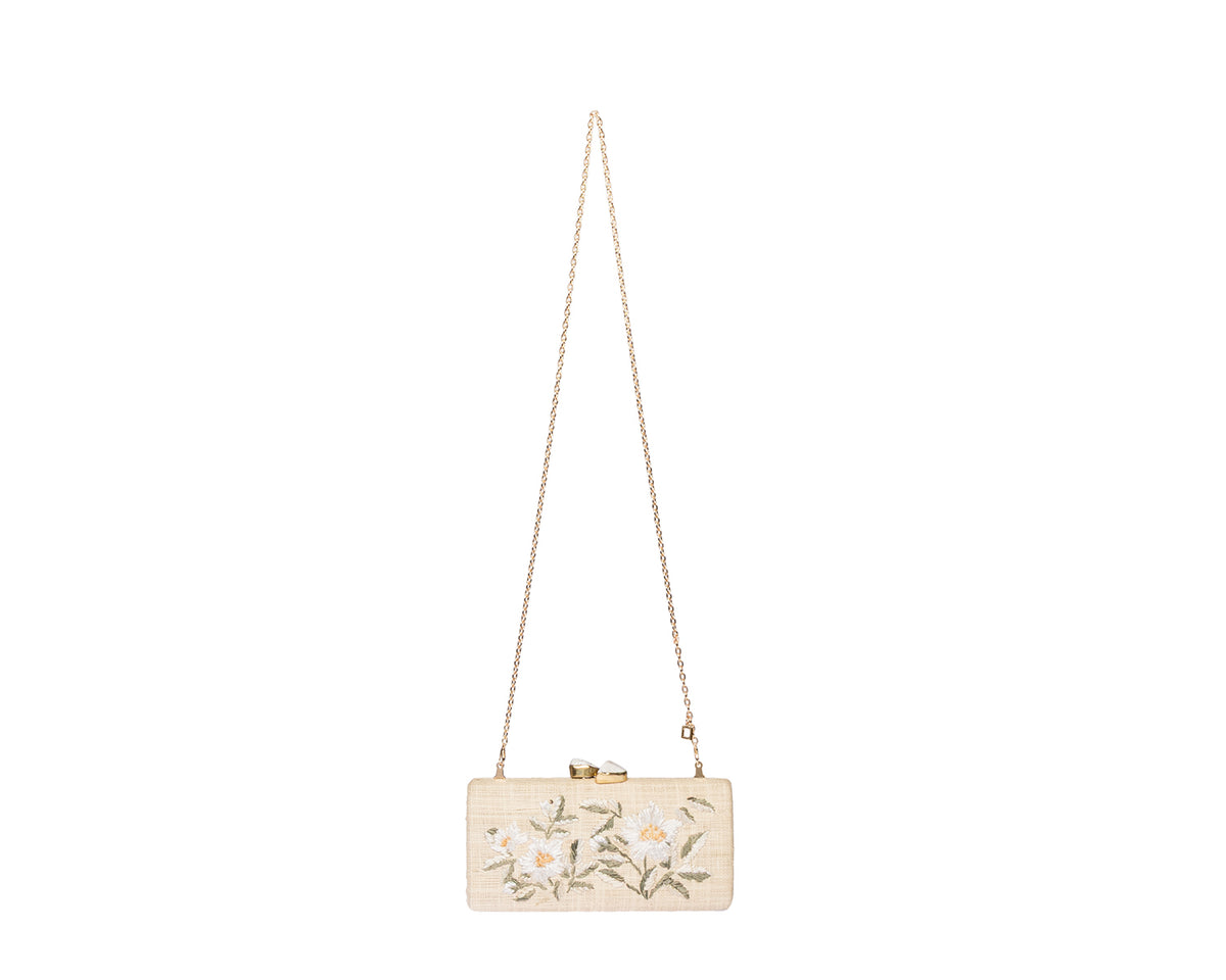 Alessandra Clutch in White
