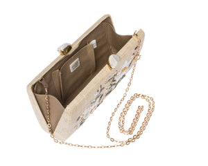 Alessandra Clutch in White