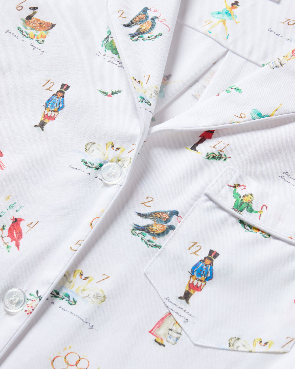 Men’s Twill Pajama Set in 12 Days of Christmas