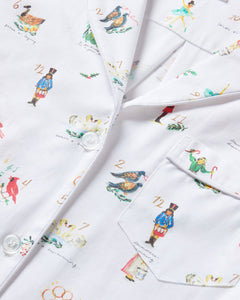 Men’s Twill Pajama Set in 12 Days of Christmas