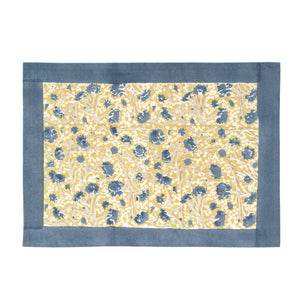 Meadows Placemats Blue & Green, Set of 6